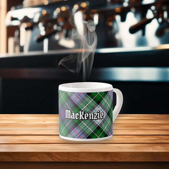 Xícara De Espresso Clan MacKenzie Vestir Tartan Espresso Cup (Criador carregado)