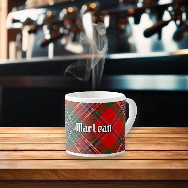 Xícara De Espresso Clan MacLean Tartan (Criador carregado)
