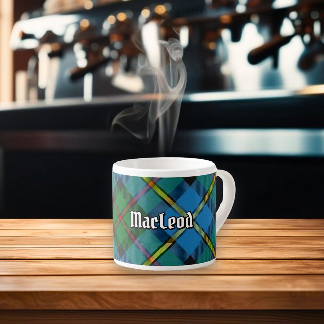 Xícara De Espresso Clan MacLeod caçando Tartan (Criador carregado)