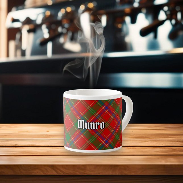 Xícara De Espresso Clan Munro Tartan (Criador carregado)
