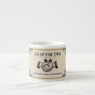 Xícara De Espresso Co-op para Dois - Pequena Taça Espresso B de 6 oz