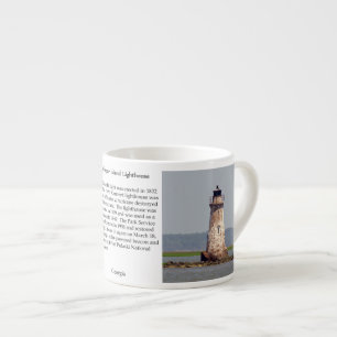 Xícara De Espresso Cockspur Island Lighthouse Specialty Mug