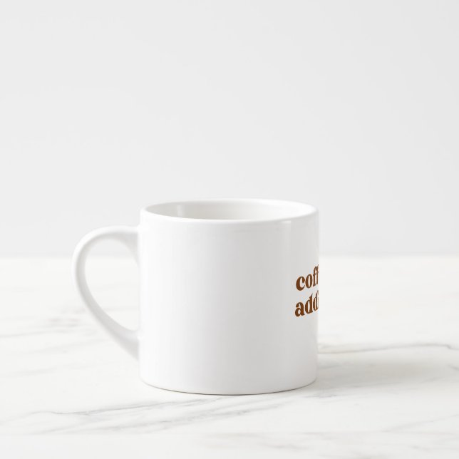 Xícara De Espresso Coffee addicts mug (Esquerda)