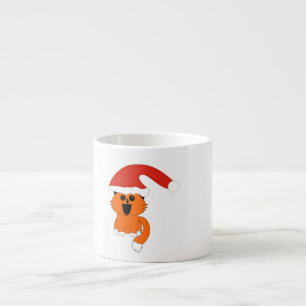 Xícara De Espresso Coffeemug Natal Cat