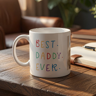 Xícara De Espresso Colagem Moderna de Fotos Colorida Melhor Papai do