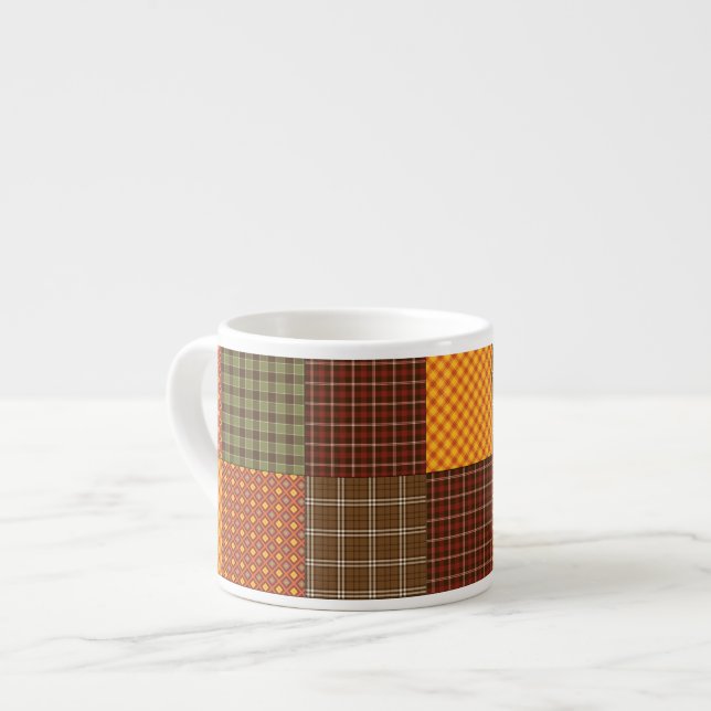 Xícara De Espresso Colcha de Conforto de Outono (Frente Esquerda)