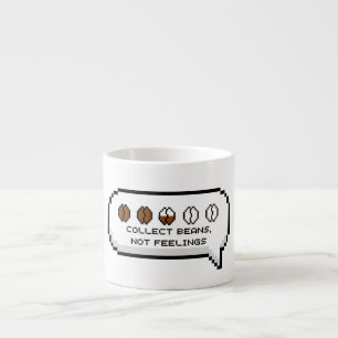 Xícara De Espresso Coletar Feijões, Sem Sentimentos