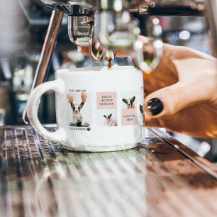 Xícara De Espresso Collage Dog Photos Cachorro São Os Meus Dias de