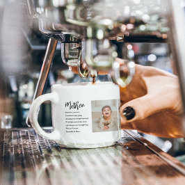 Xícara De Espresso Collage Photo & Best Mãe Cote Lovely Gift