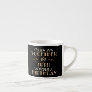Xícara De Espresso comemoração do 70