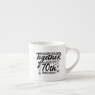 Xícara De Espresso comemoração do 70