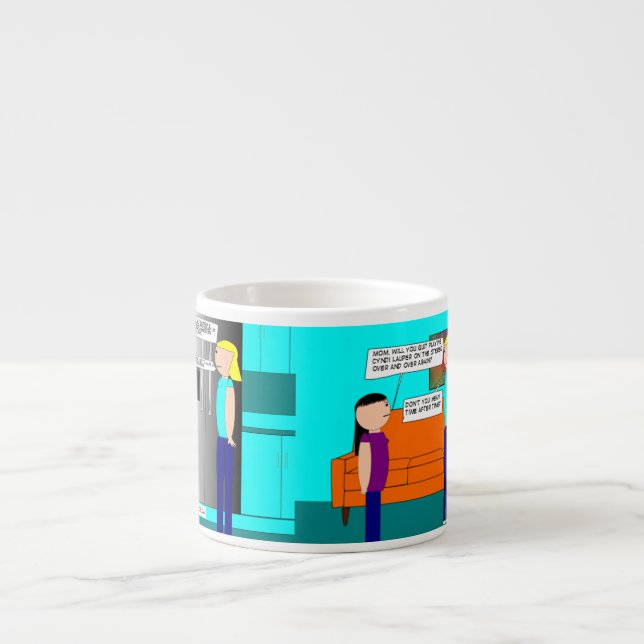 Xícara De Espresso Comic Mug 2 (Frente)