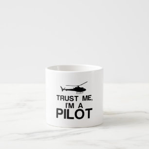 XÍCARA DE ESPRESSO CONFIE EM MIM, EU SOU UM PILOTO