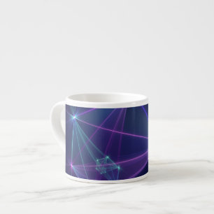 Xícara De Espresso Constelação, Abstrato Fantasy Arte Fractal