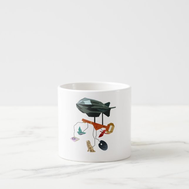 Xícara De Espresso Copo branco do café de "Gabriele" (Frente)