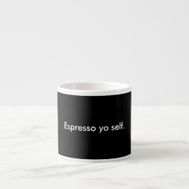 Xícara De Espresso Copo do auto de Yo do café