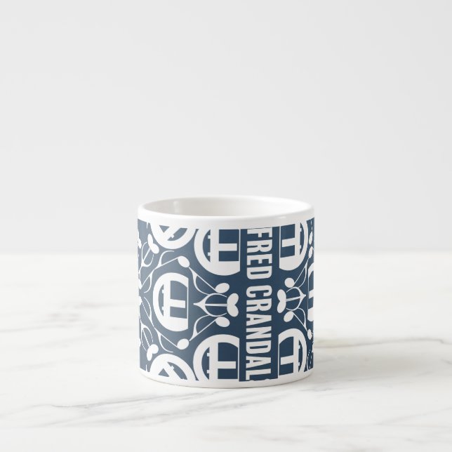 Xícara De Espresso Copo do café de Fred Crandal (Frente)