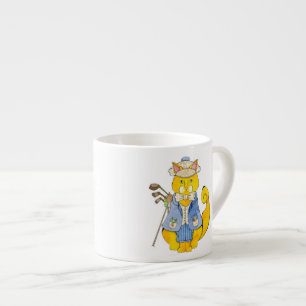 Xícara De Espresso Copo do café do jogador de golfe