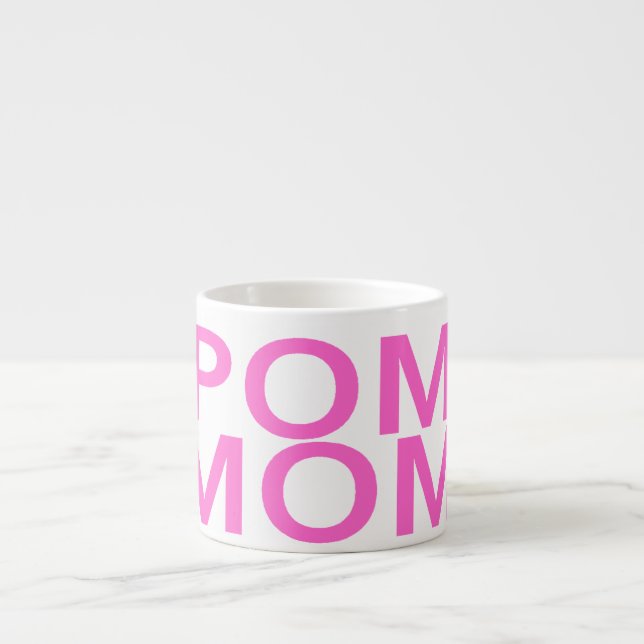 Xícara De Espresso Copo do café - mamã de Pom (Frente)