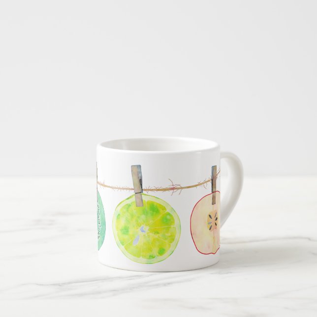 Xícara De Espresso Copos de Expresso dos frutos secos (Frente Esquerda)