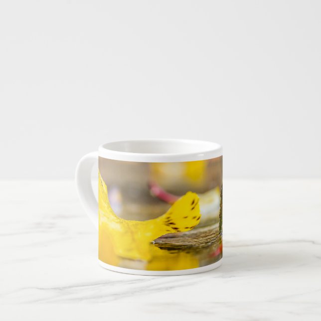 Xícara De Espresso Cores de queda (Frente Esquerda)