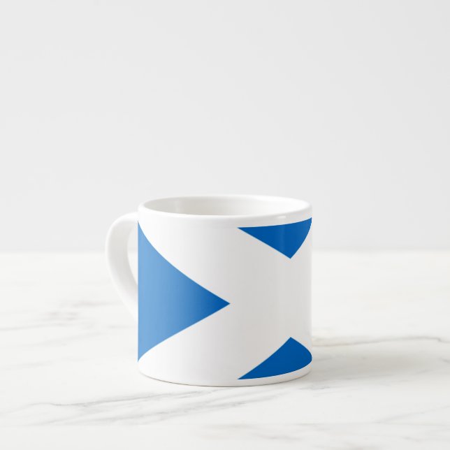 Xícara De Espresso Cores transversais escocesas de Scotland (Frente Esquerda)