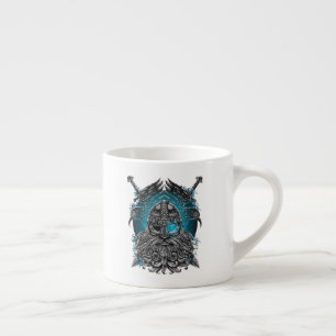 Xícara De Espresso Corvos de Odin Mitologia Viking Valhalla espera