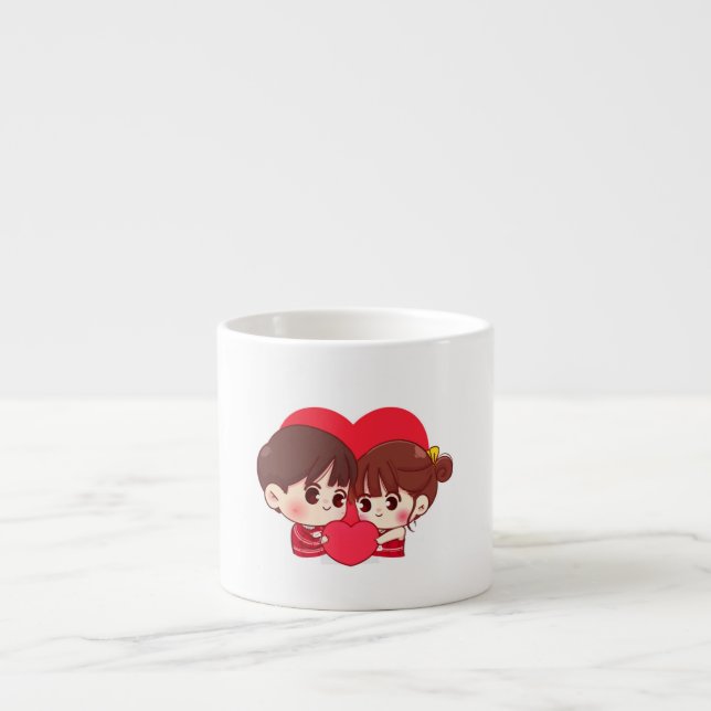 Xícara De Espresso couple mug (Frente)