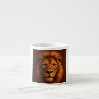 Xícara De Espresso Courage & Faith Lion Mug