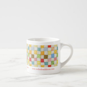 Xícara de Espresso CRAZY QUILT Business ID
