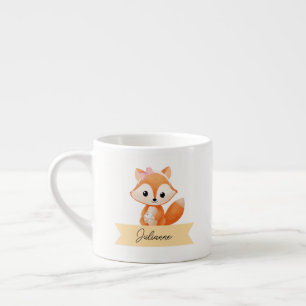 Xícara De Espresso Crianças da Fox Personalizadas