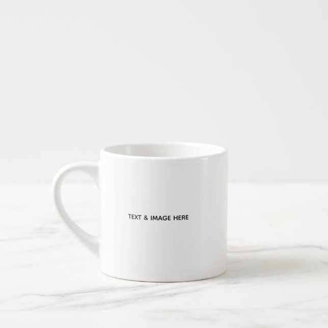 Xícara De Espresso Crie seu próprio branco (Esquerda)
