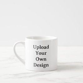 Xícara De Espresso Crie seu próprio modelo personalizado simples