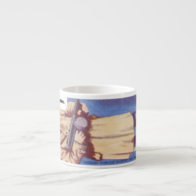 Xícara De Espresso "Crime Club" Espresso Mug (Frente)