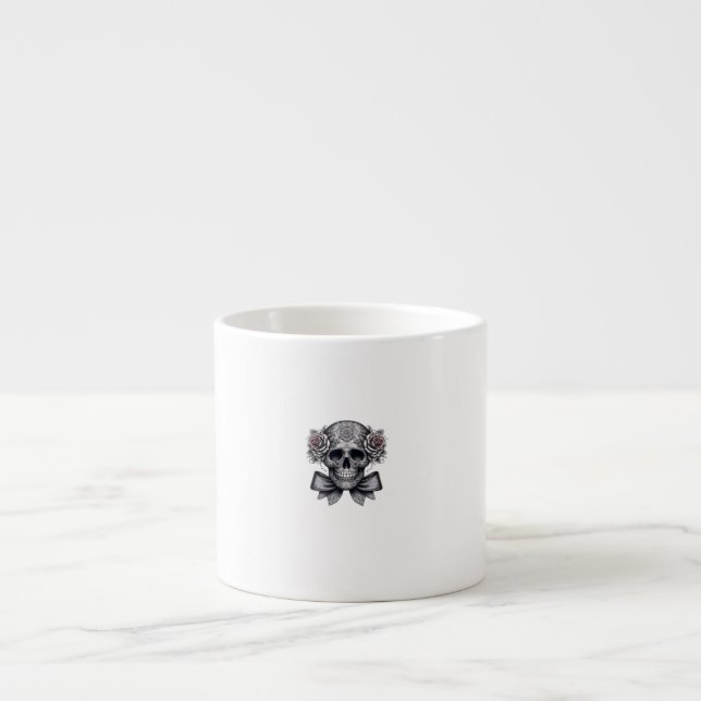 Xícara De Espresso cup skull (Frente)