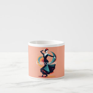 Xícara De Espresso Dançarino de Flamenco Thunder_Cove