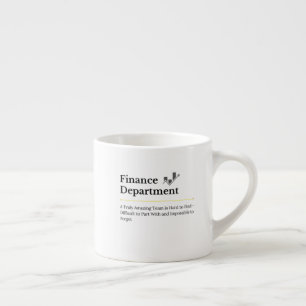 Xícara De Espresso Departamento Financeiro Café Mug
