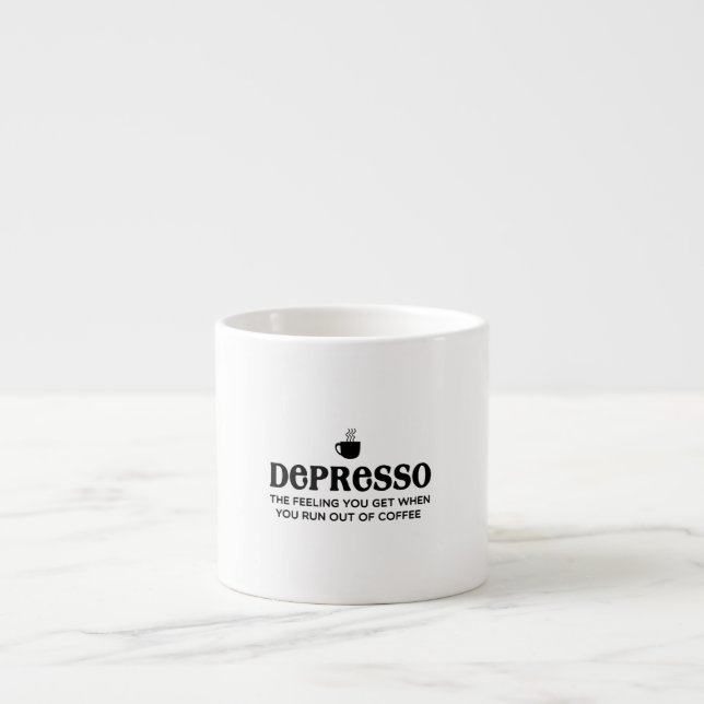 Xícara De Espresso Depresso (Frente)