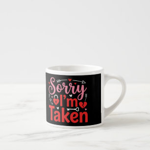 Xícara De Espresso Desculpe Estou Ocupado Funny Valentine Design de R
