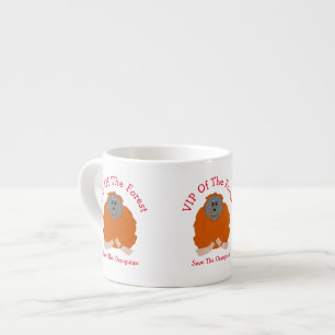 Xícara De Espresso Design de Orangutan Personalizado