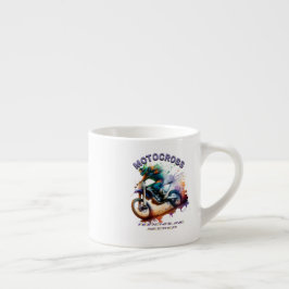 Xícara De Espresso design "Motocross"