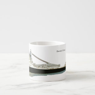 Xícara De Espresso Detroit Edison cutindo espresso mug