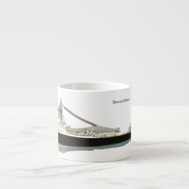 Xícara De Espresso Detroit Edison cutindo espresso mug (Frente)