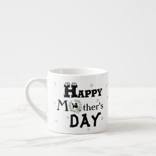 Xícara De Espresso Dia de as mães com coração