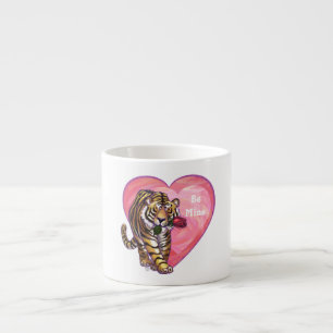 Xícara De Espresso Dia dos namorados do tigre