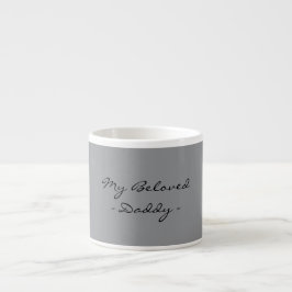 Xícara De Espresso Dia dos Pais, Meu Papai Amado, Moderno, Simples Es