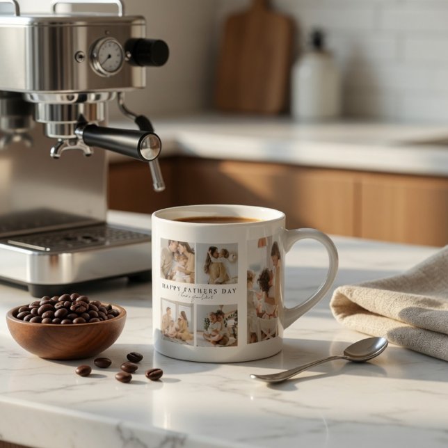 Xícara De Espresso Dia dos Pais Personalizado | Presente Personalizad (Criador carregado)