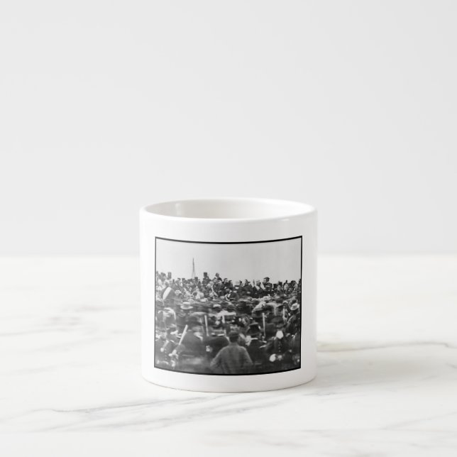 Xícara De Espresso Discurso de Gettysburg de Abe Lincoln: Fim da Guer (Frente)