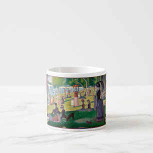 Xícara De Espresso Domingo na pintura de La Grande Jatte Seurat