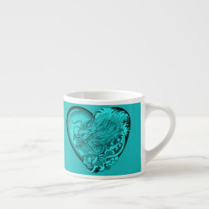 Xícara De Espresso Dragão Heart